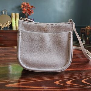 Kate Spade New York Hemsley Crossbody Bag - tan cream leather